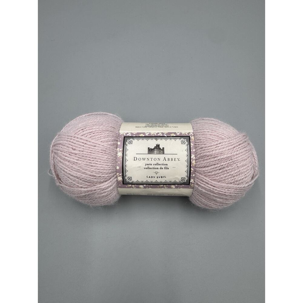 Downton Abbey Yarn Lady Sybil Light Pink Skein 380 Yards